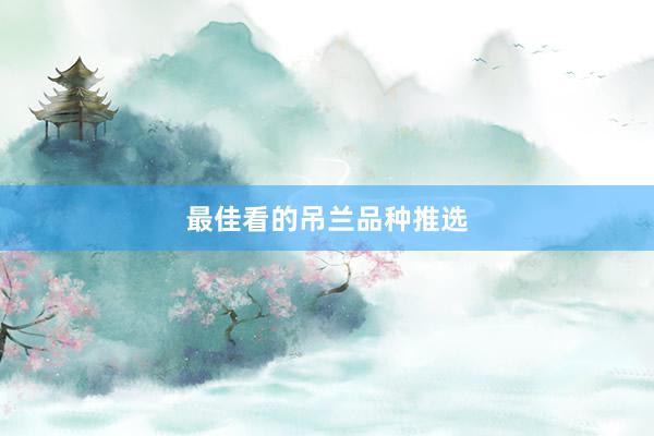 最佳看的吊兰品种推选